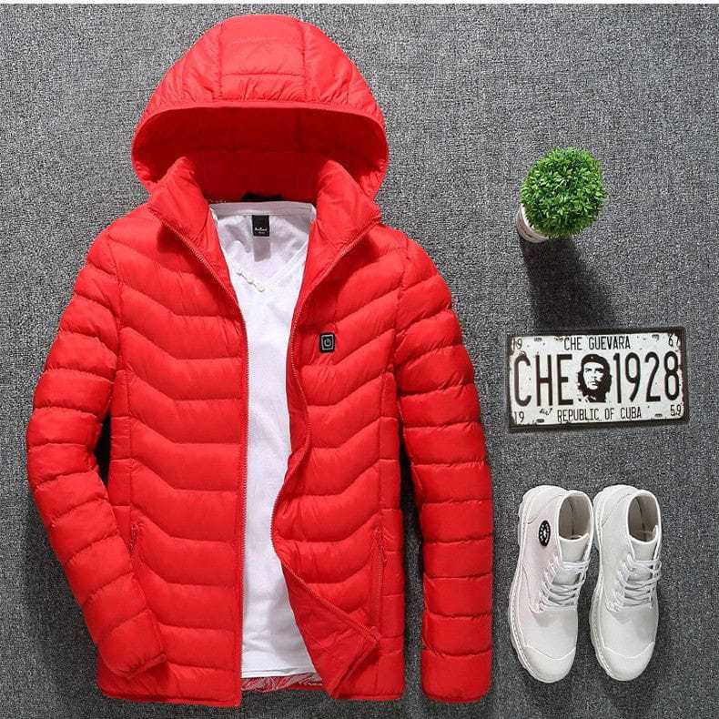 Men's Jacket Cotton heated, Thermal Clothing, USB Electric for Winter ...