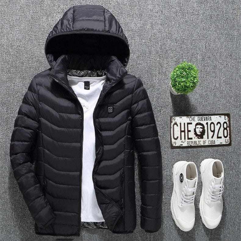 Men's Jacket Cotton heated, Thermal Clothing, USB Electric for Winter ...