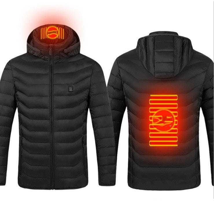 Men's Jacket Cotton heated, Thermal Clothing, USB Electric for Winter ...