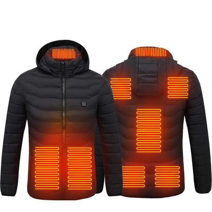 Men's Jacket Cotton heated, Thermal Clothing, USB Electric for Winter ...