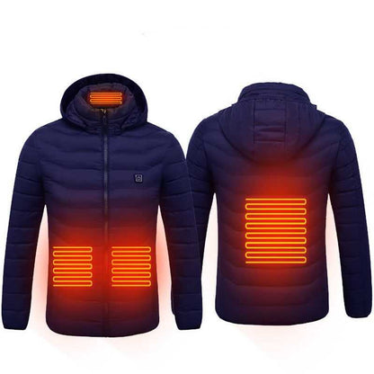 Men's Jacket Cotton heated, Thermal Clothing, USB Electric for Winter ...