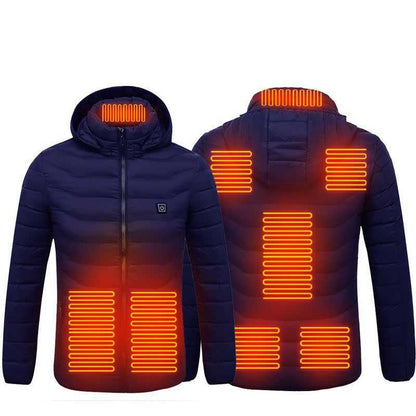 Men's Jacket Cotton heated, Thermal Clothing, USB Electric for Winter ...