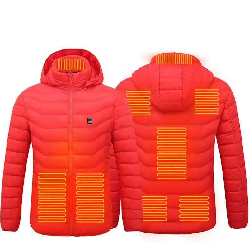 Men's Jacket Cotton heated, Thermal Clothing, USB Electric for Winter ...
