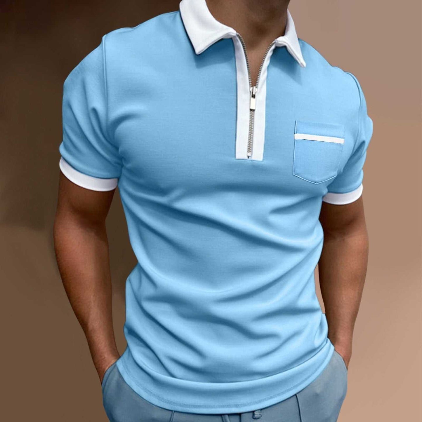 Men's POLO Pocket Shirt Slim ...