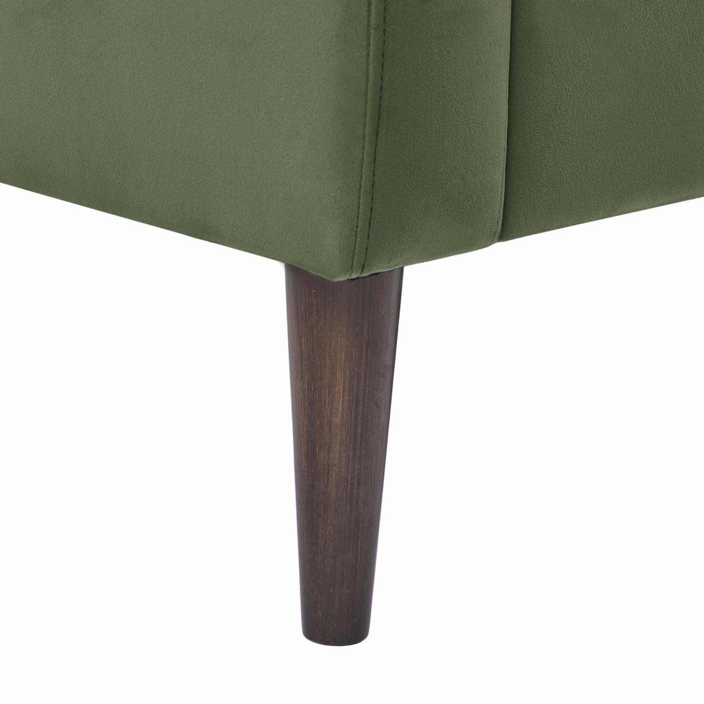 Green Modern Sofa Couch with Velvet