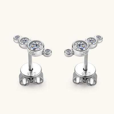 Moissanite 925 Sterling Silver Earrings