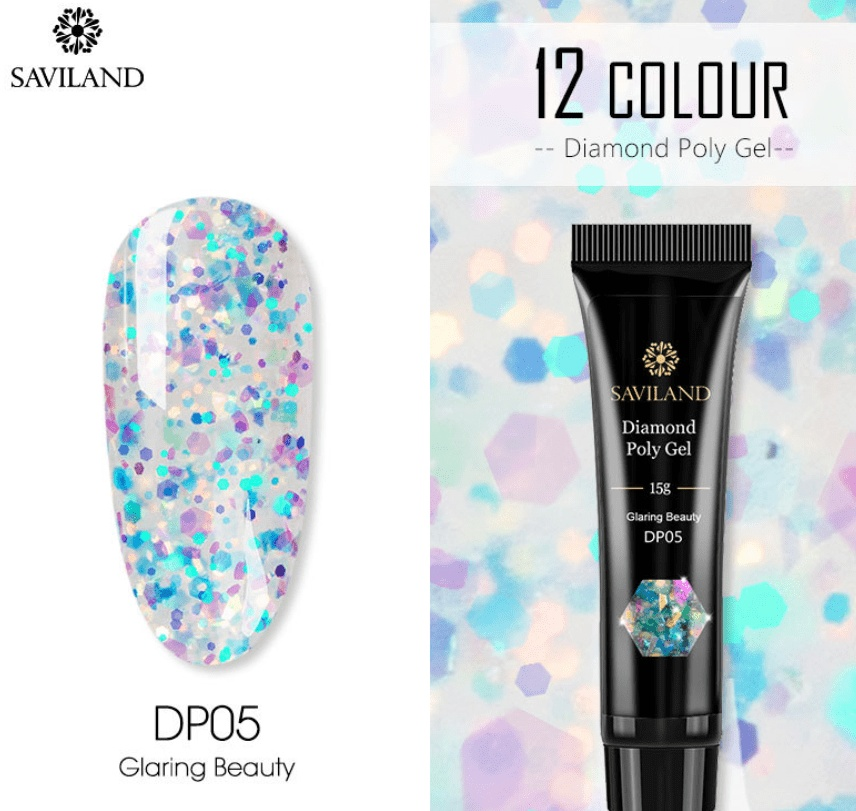 Nail Diamond Poly Gel 12 Colors ...