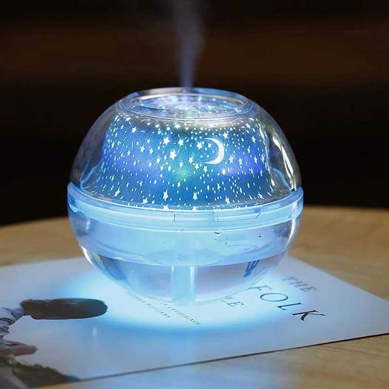 Night Light Cool Air Humidifier Aroma Diffuser