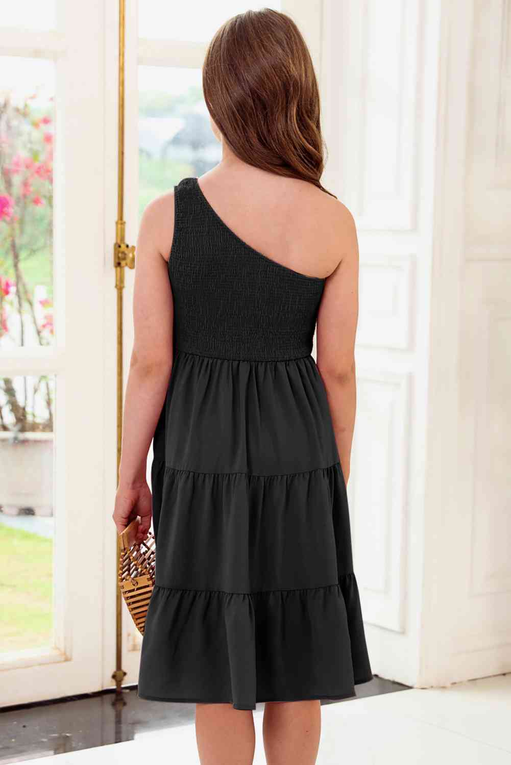 One-Shoulder Sleeveless Dress