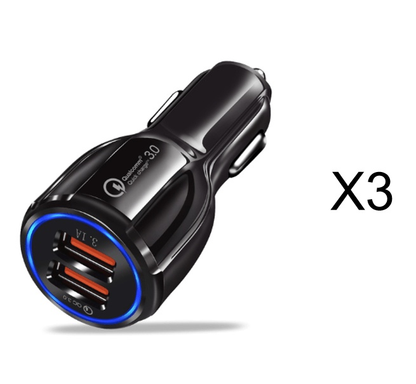 Quick USB Car Charger Dual for Mobile Phone