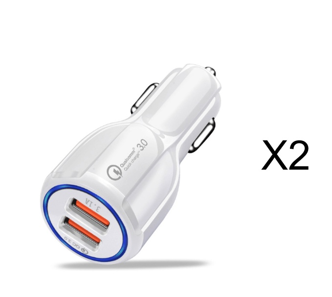 Quick USB Car Charger Dual for Mobile Phone