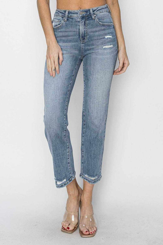 Risen High Waist Jeans