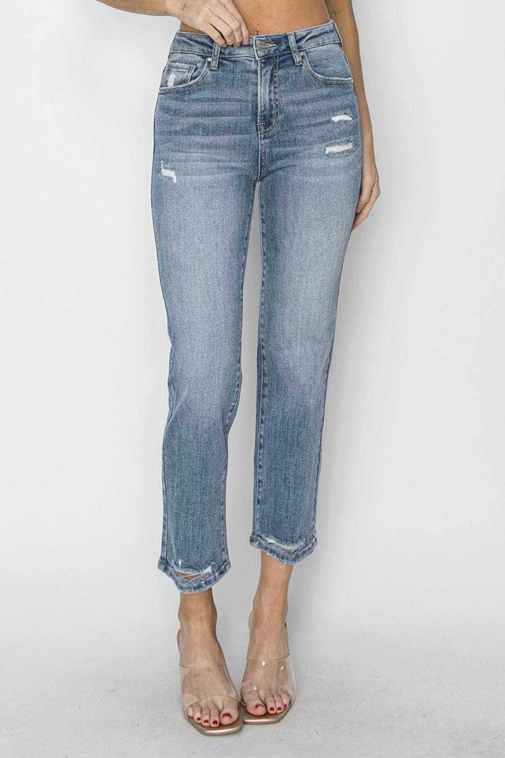 Risen High Waist Jeans