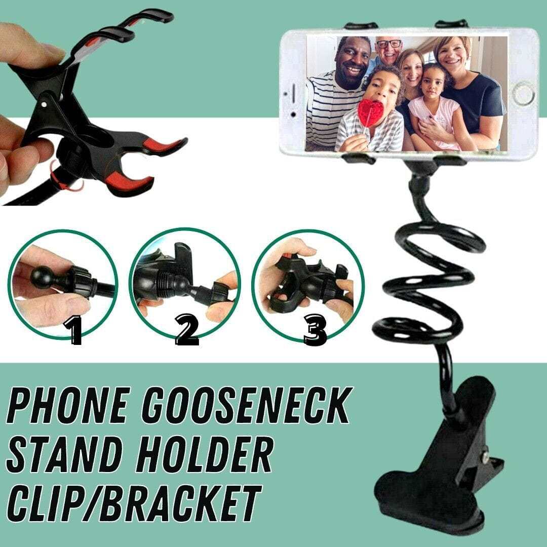 Universal Gooseneck Stand Holder Table Clip for Mobile Phone ...