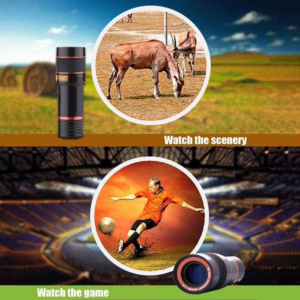 Universal Optical Zoom Telescope Camera Lens for Cellphone ...