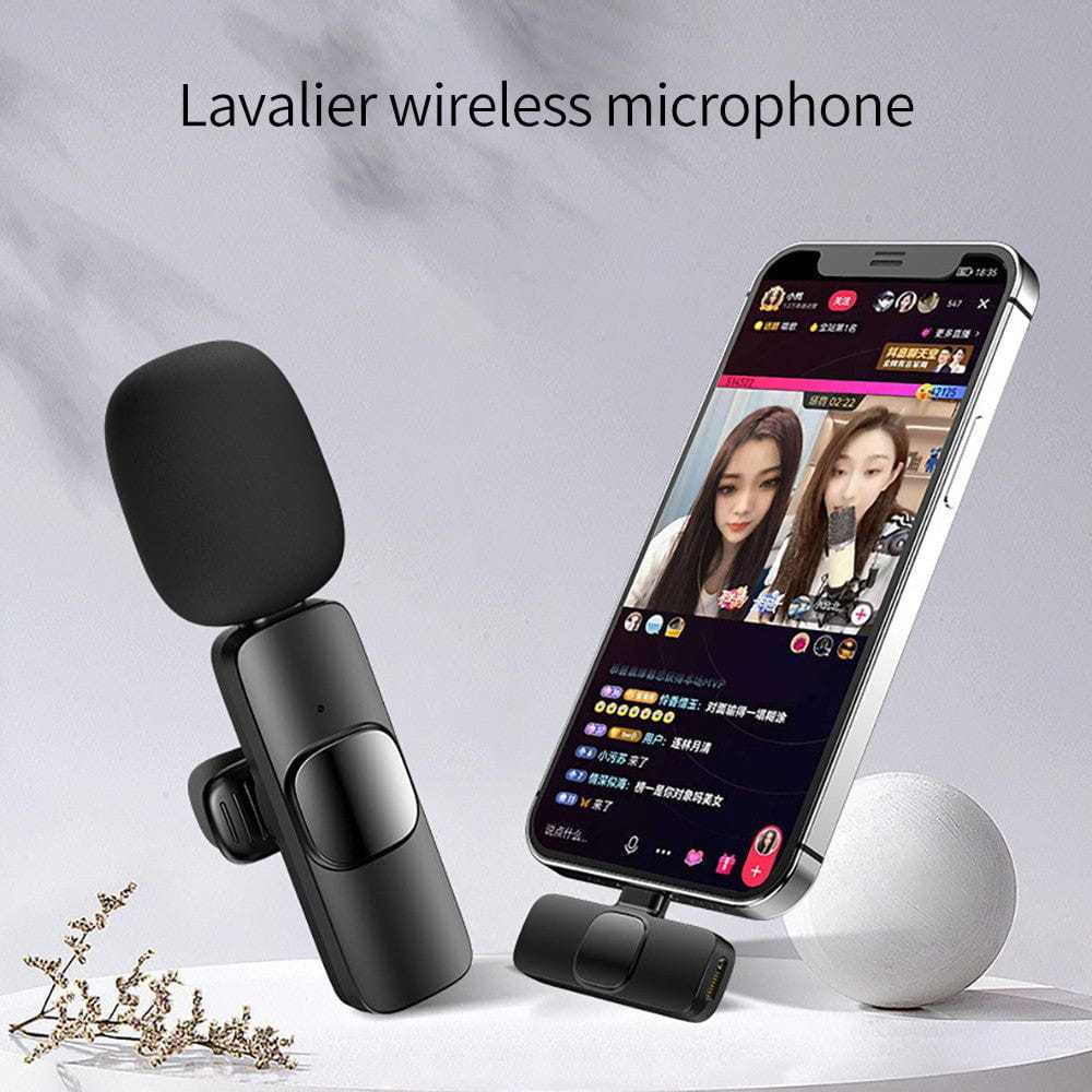 Wireless Lavalier Microphone for iPhone and Android ...