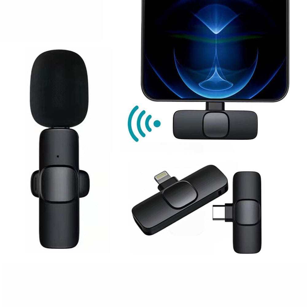 Wireless Lavalier Microphone for iPhone and Android ...