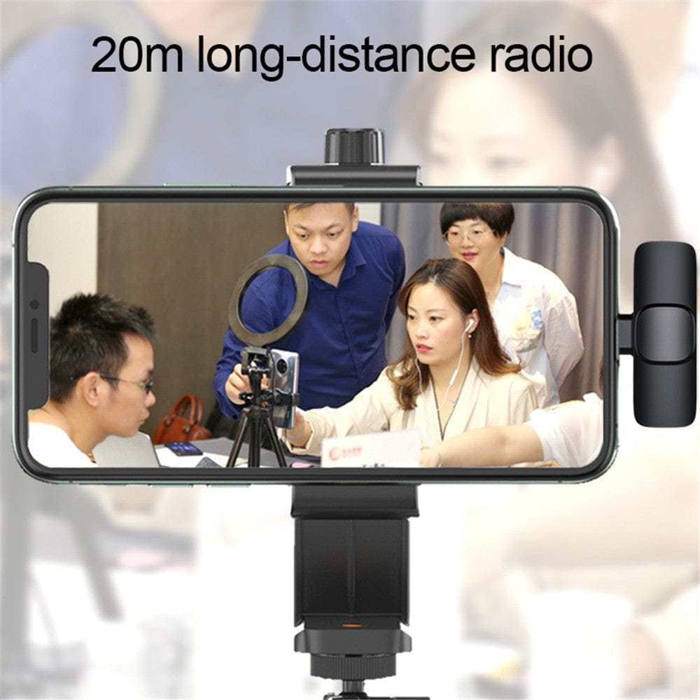 Wireless Lavalier Microphone for iPhone and Android ...